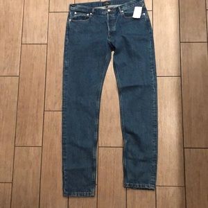 Women’s A.P.C. Petit New Standard jeans in size 33. New without tags.